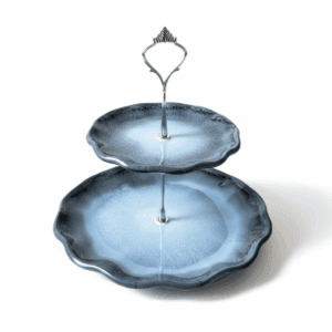 Dwupoziomowa patera - Czarna Perła