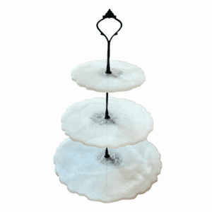 Trójpoziomowa patera - Lodowa Elegancja