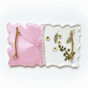 Taca dekoracyjna -  Różany Poranek