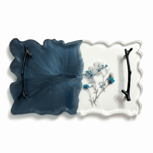 Taca dekoracyjna - Czarna Elegancja