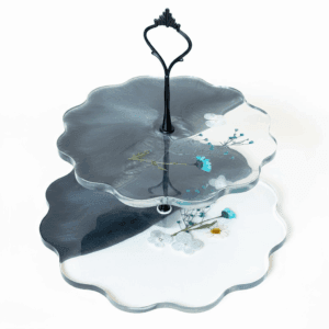 Patera dwupoziomowa - Czarna Elegancja